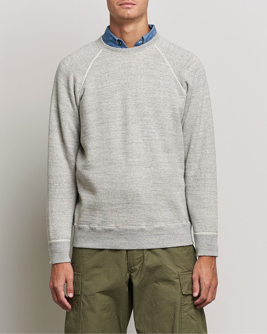 Herren | Pullover | orSlow | Loop Wheel Sweatshirt Heather Grey