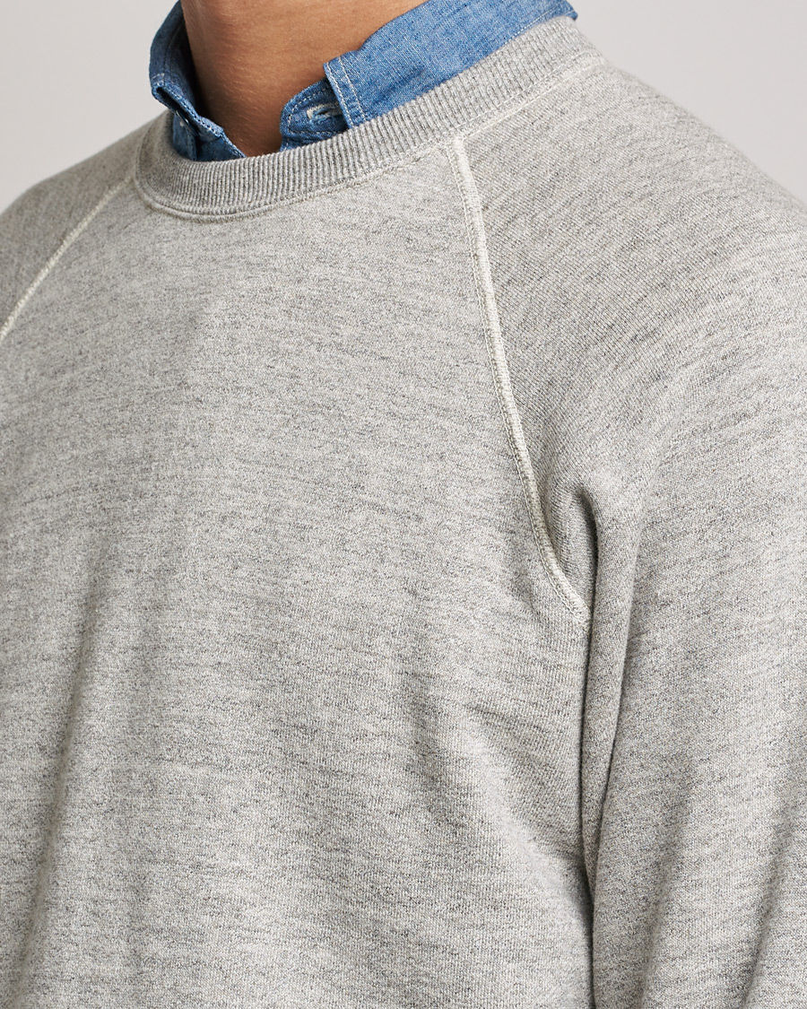 Herren | Pullover | orSlow | Loop Wheel Sweatshirt Heather Grey