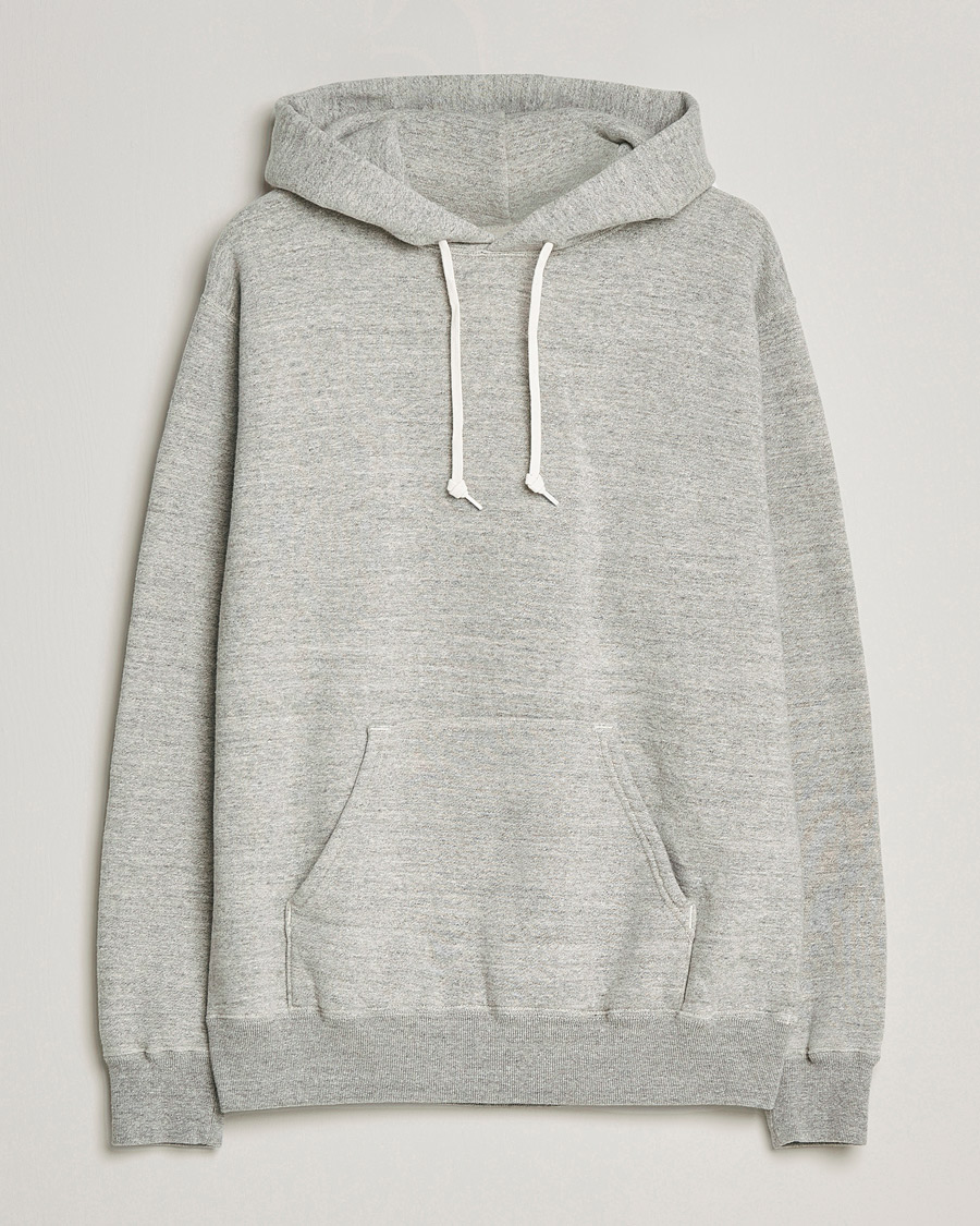 Herren | Pullover | orSlow | Loop Wheel Hooded Sweatshirt Heather Grey