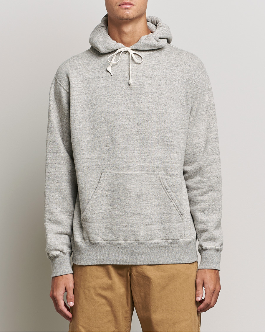 Herren | Pullover | orSlow | Loop Wheel Hooded Sweatshirt Heather Grey