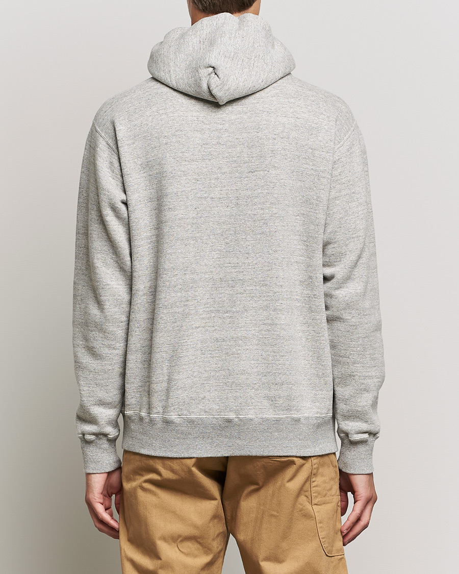 Herren | Pullover | orSlow | Loop Wheel Hooded Sweatshirt Heather Grey