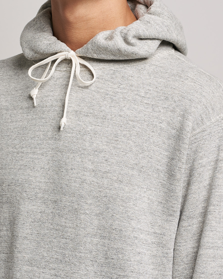 Herren | Pullover | orSlow | Loop Wheel Hooded Sweatshirt Heather Grey