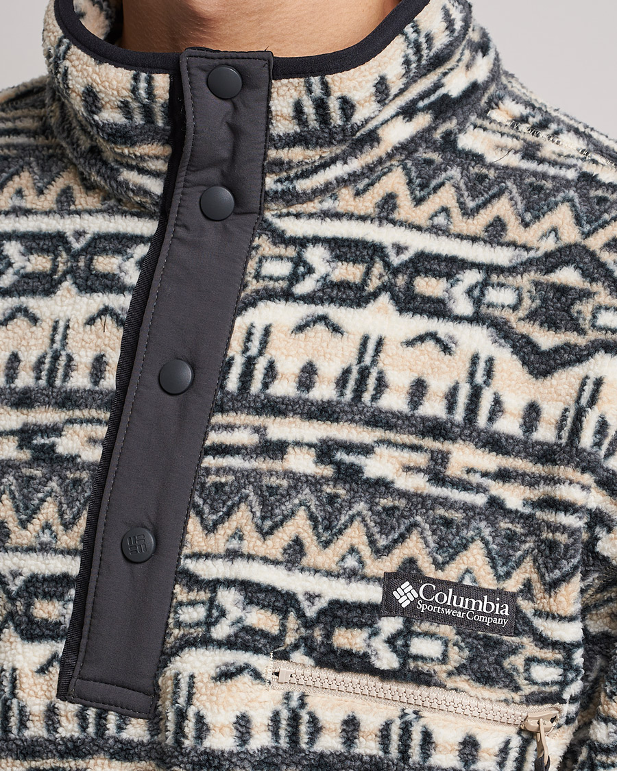 Herren | Pullover | Columbia | Helvetia Half Snap Fleece Ancient Fossil 80s Print