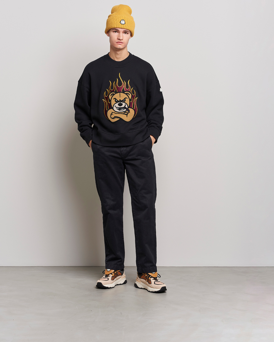 Herren | Pullover | Moncler Genius | 8 Palm Angels Bear Motif Sweatshirt Black