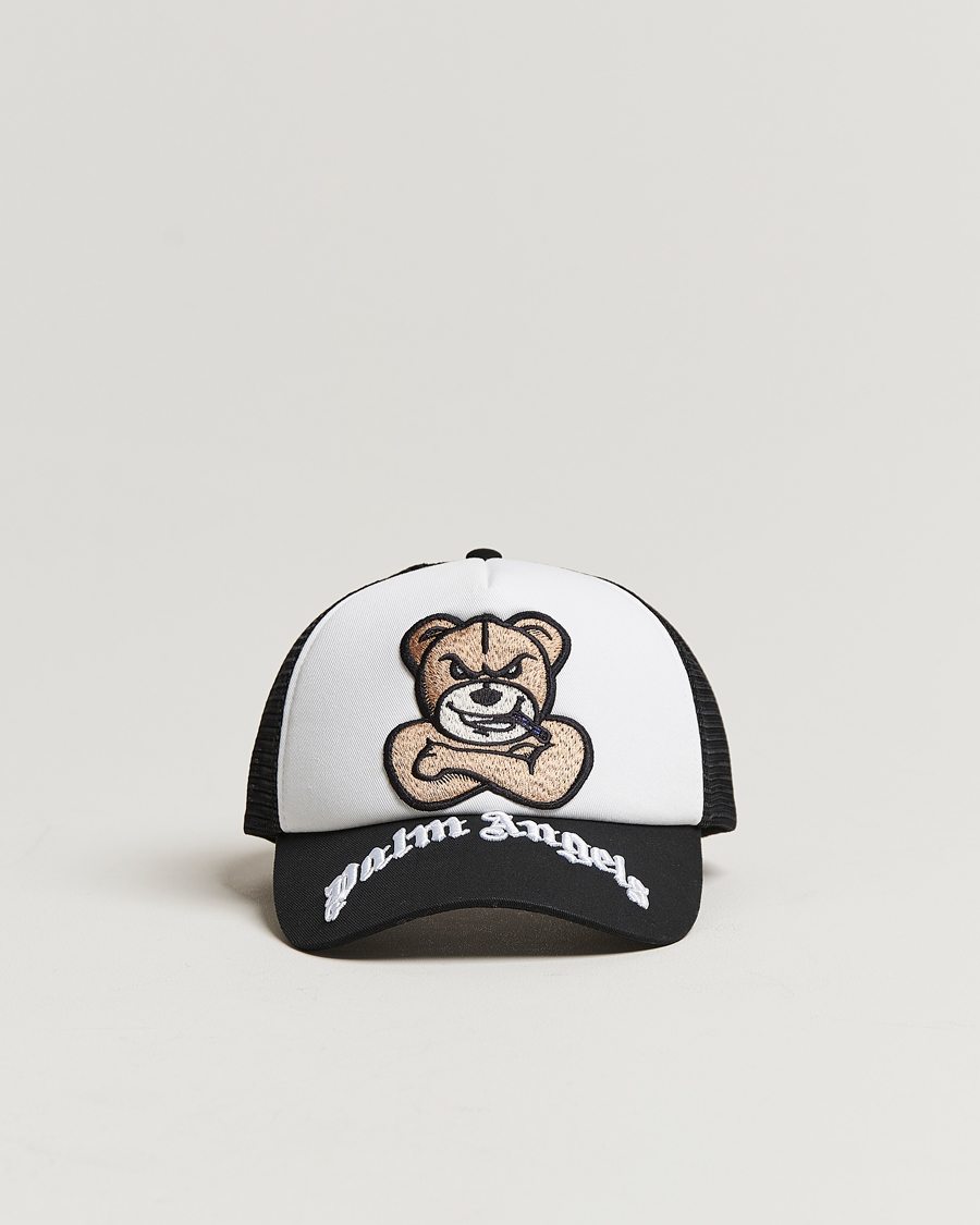 Herren | 8 Moncler Genius Palm Angels Bear Motif Baseball Cap White/Black | Moncler Genius | 8 Palm Angels Bear Motif Baseball Cap White/Black