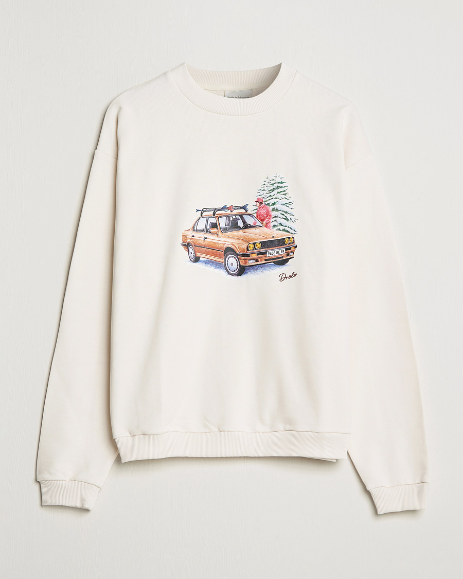 Herren | Pullover | Drôle de Monsieur | Departe Ski Sweatshirt Off White