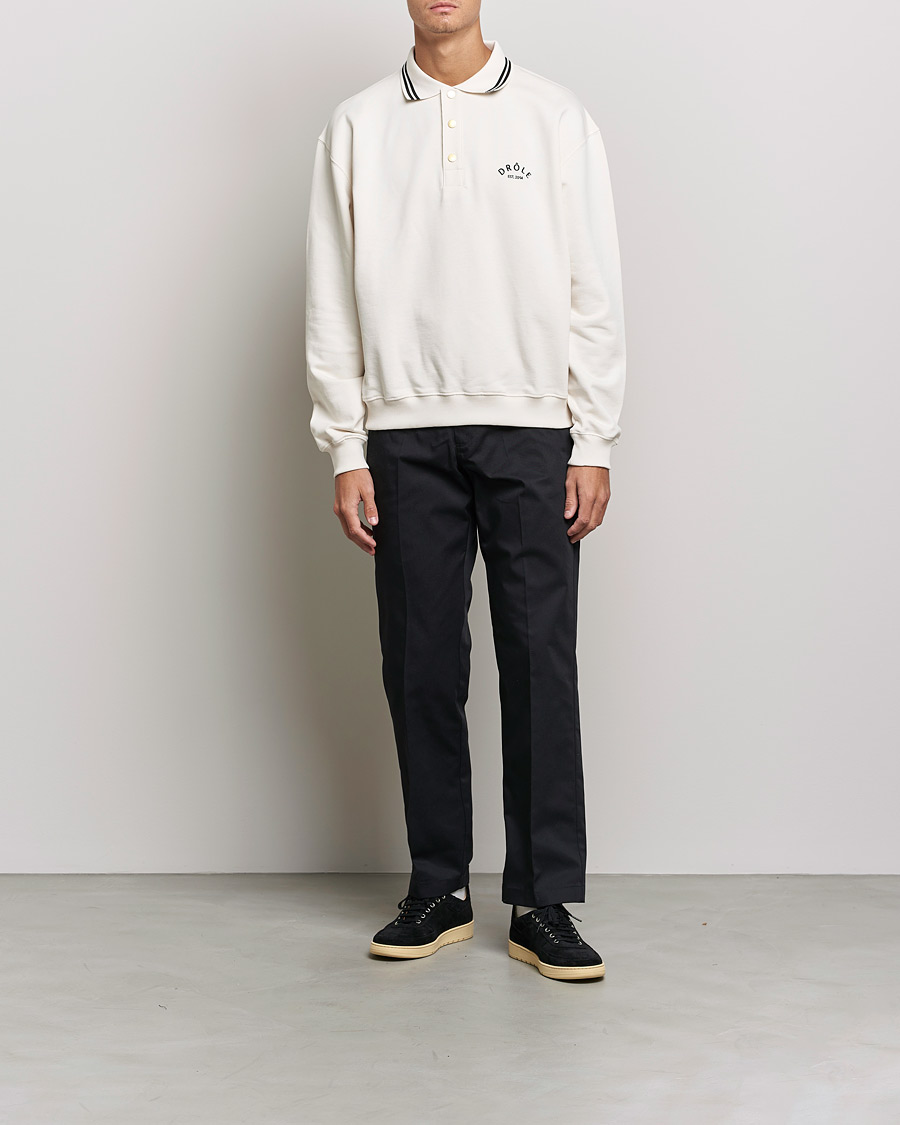 Herren | Pullover | Drôle de Monsieur | Le Polo Shirt Off White