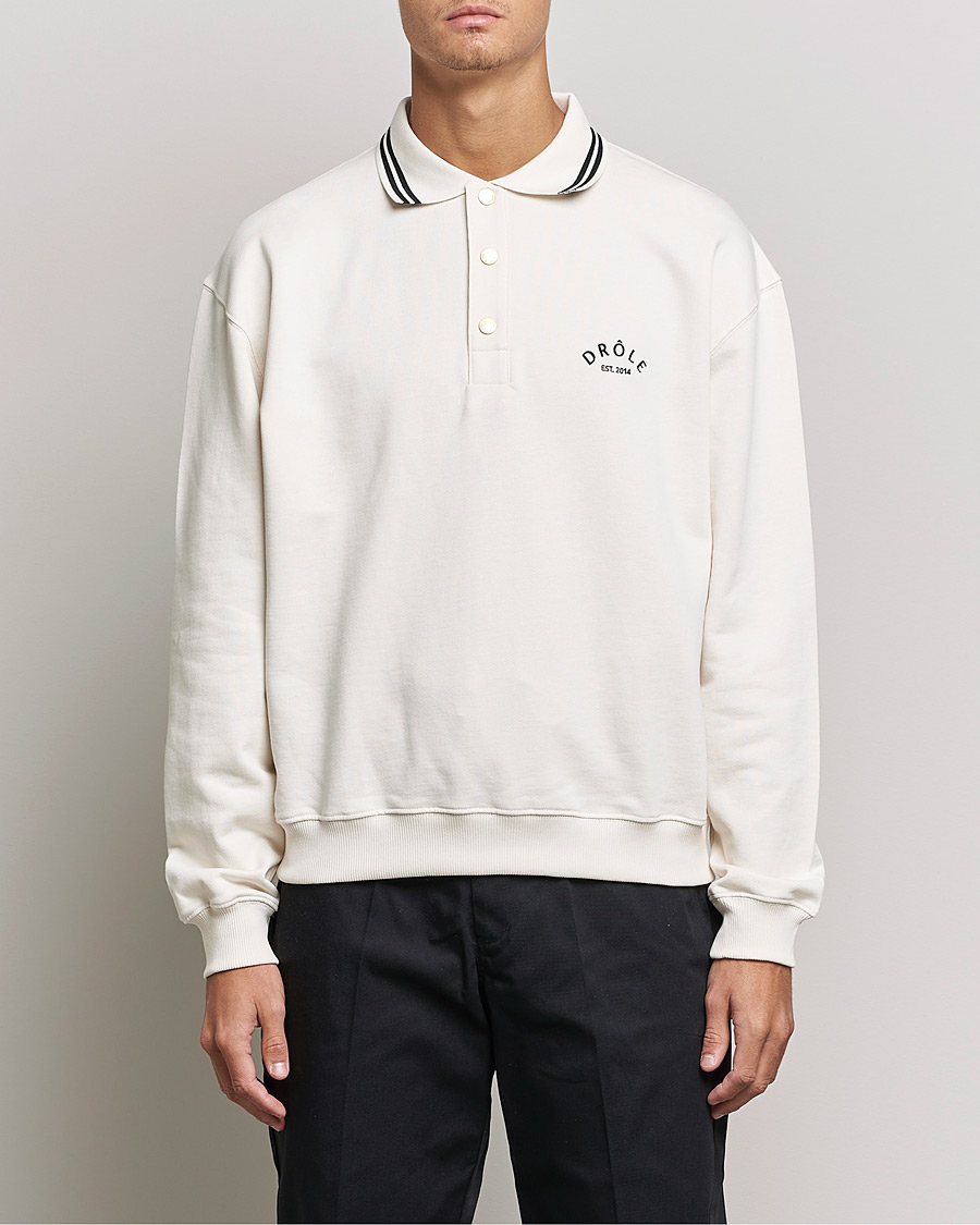 Herren | Pullover | Drôle de Monsieur | Le Polo Shirt Off White