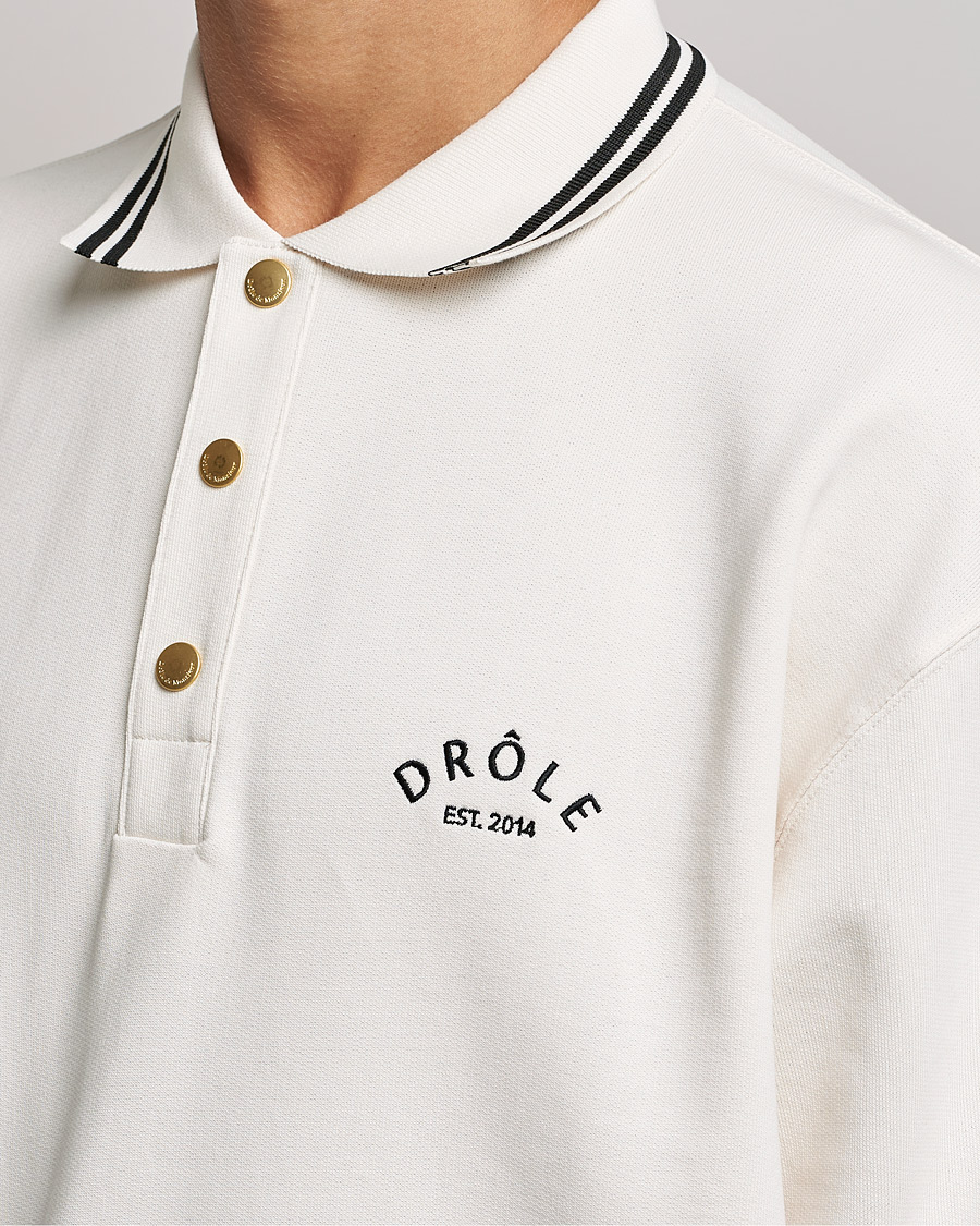 Herren | Pullover | Drôle de Monsieur | Le Polo Shirt Off White