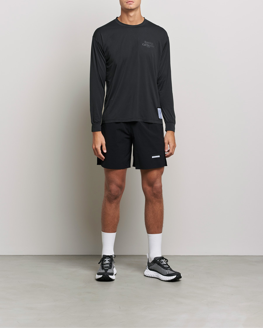 Herren | T-Shirts | Satisfy | AuraLite Long Sleeve T-Shirt Black