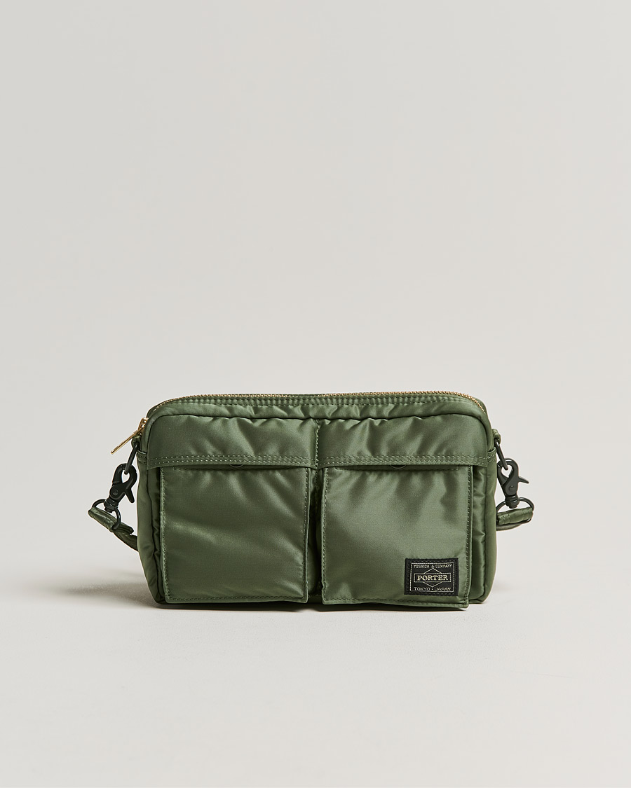 Herren | Porter-Yoshida & Co. Tanker Small Shoulder Bag Sage Green | Porter-Yoshida & Co. | Tanker Small Shoulder Bag Sage Green