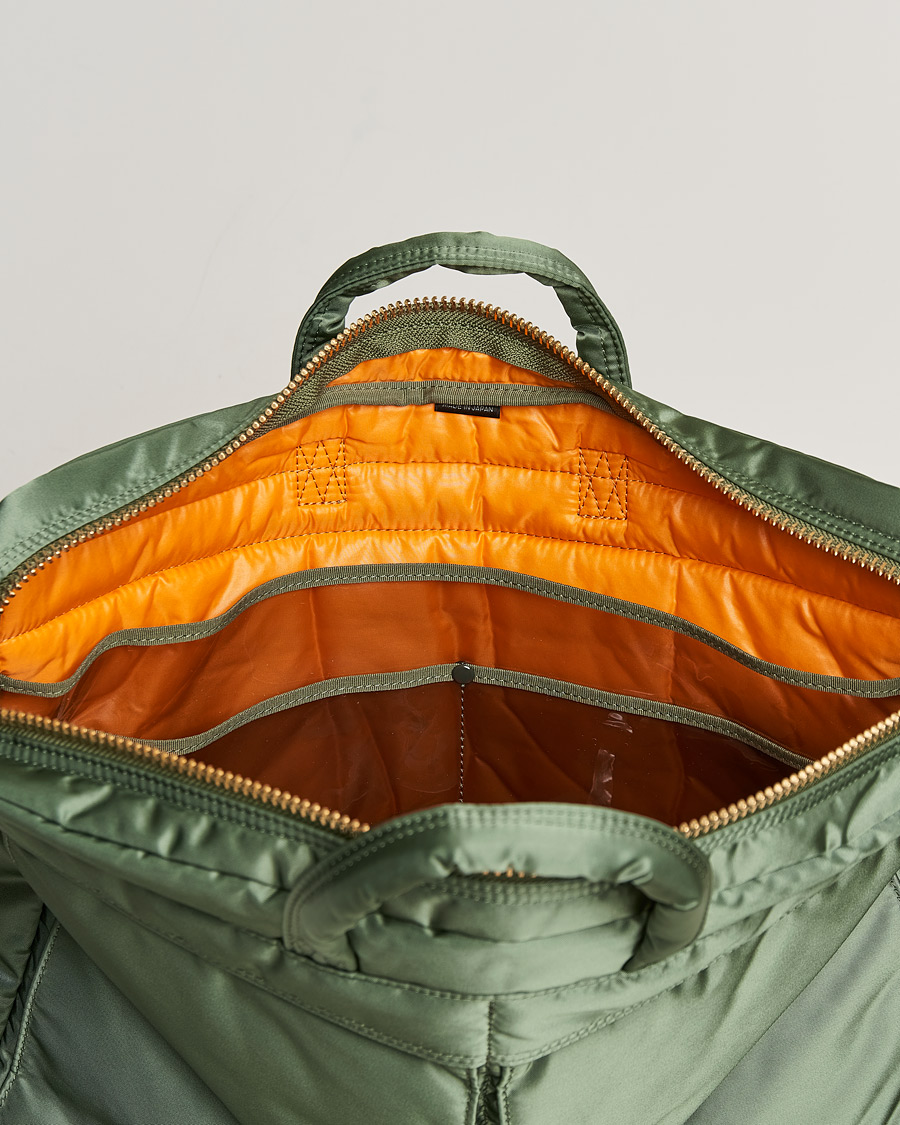 Herren | Porter-Yoshida & Co. Tanker 2Way Briefcase Sage Green | Porter-Yoshida & Co. | Tanker 2Way Briefcase Sage Green