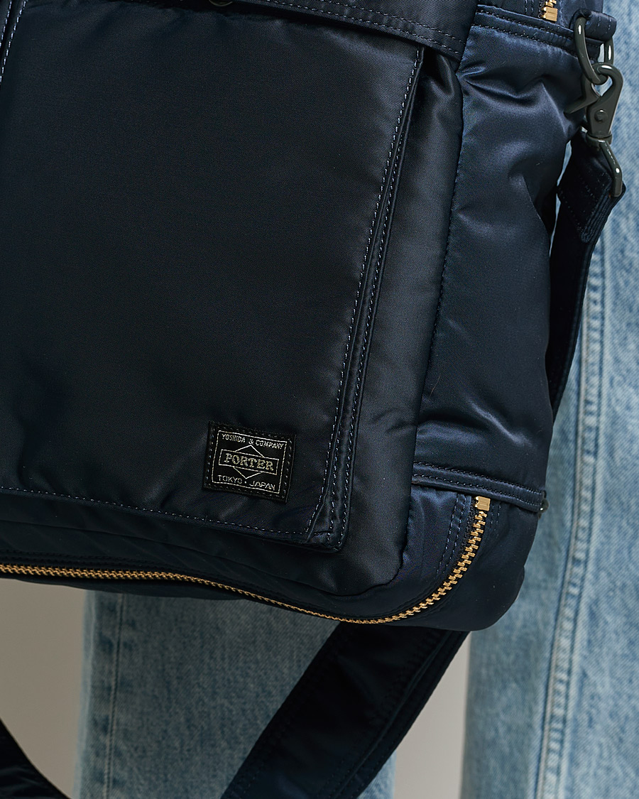 Herren | Porter-Yoshida & Co. Tanker 3Way Briefcase Iron Blue | Porter-Yoshida & Co. | Tanker 3Way Briefcase Iron Blue