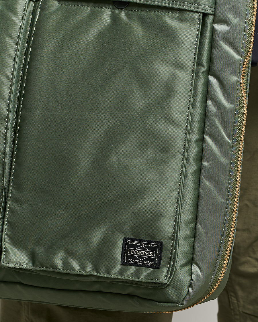 Herren | Porter-Yoshida & Co. Tanker Tote Bag Sage Green | Porter-Yoshida & Co. | Tanker Tote Bag Sage Green