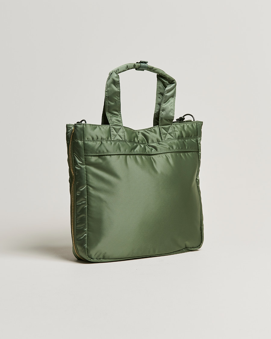 Herren | Porter-Yoshida & Co. Tanker Tote Bag Sage Green | Porter-Yoshida & Co. | Tanker Tote Bag Sage Green