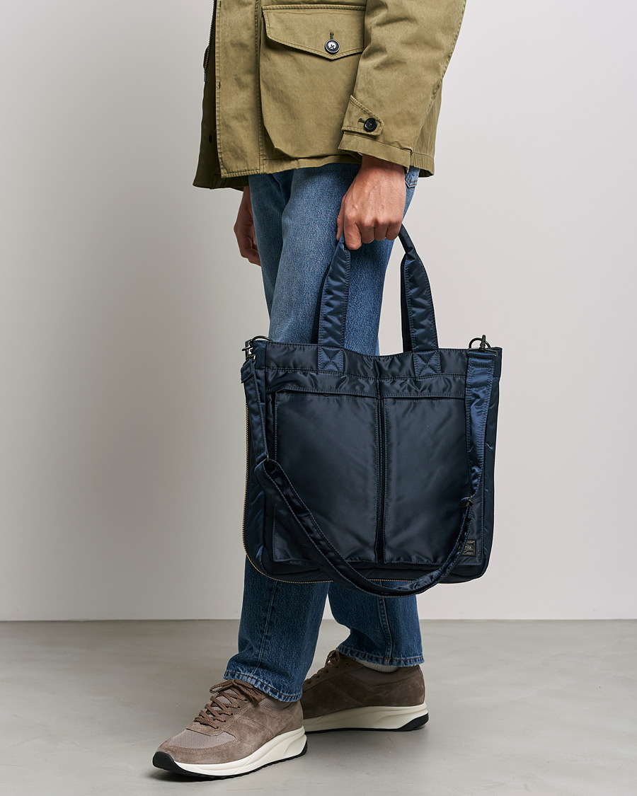 Herren | Porter-Yoshida & Co. Tanker Tote Bag Iron Blue | Porter-Yoshida & Co. | Tanker Tote Bag Iron Blue
