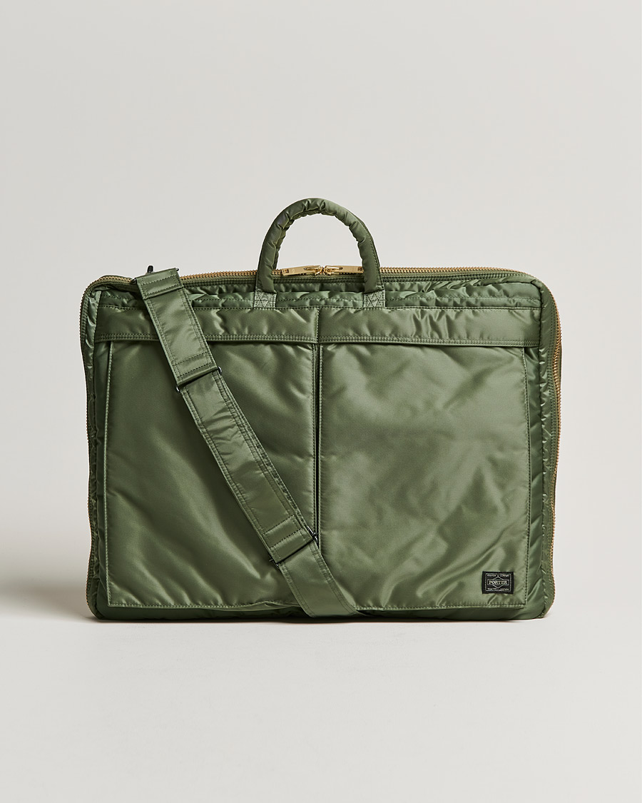 Herren | Porter-Yoshida & Co. Tanker Garment Bag Sage Green | Porter-Yoshida & Co. | Tanker Garment Bag Sage Green