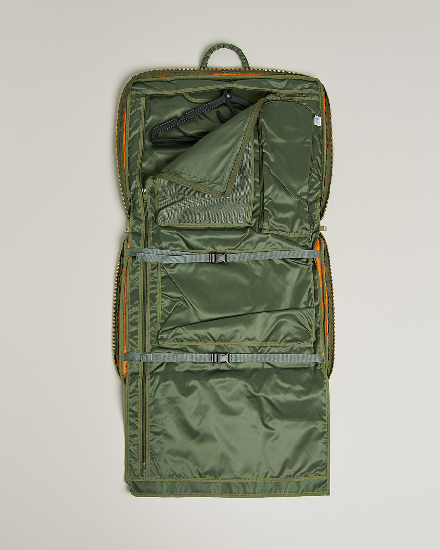 Herren | Porter-Yoshida & Co. Tanker Garment Bag Sage Green | Porter-Yoshida & Co. | Tanker Garment Bag Sage Green