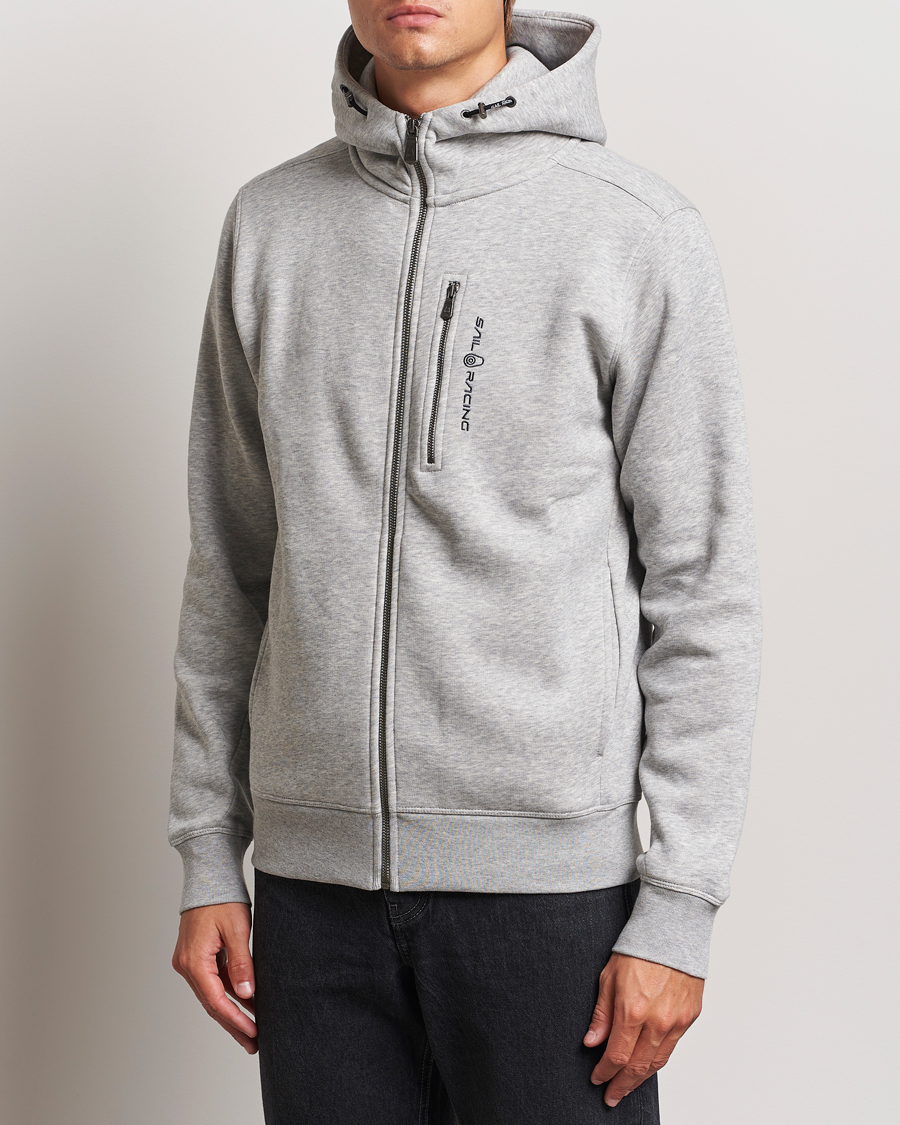 Herren | Pullover | Sail Racing | Bowman Full Zip Hoodie Grey Melange