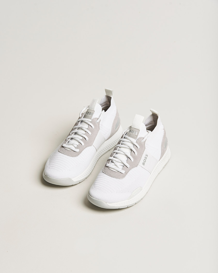 Herren | Titanium Running Sneaker White | BOSS BLACK | Titanium Running Sneaker White