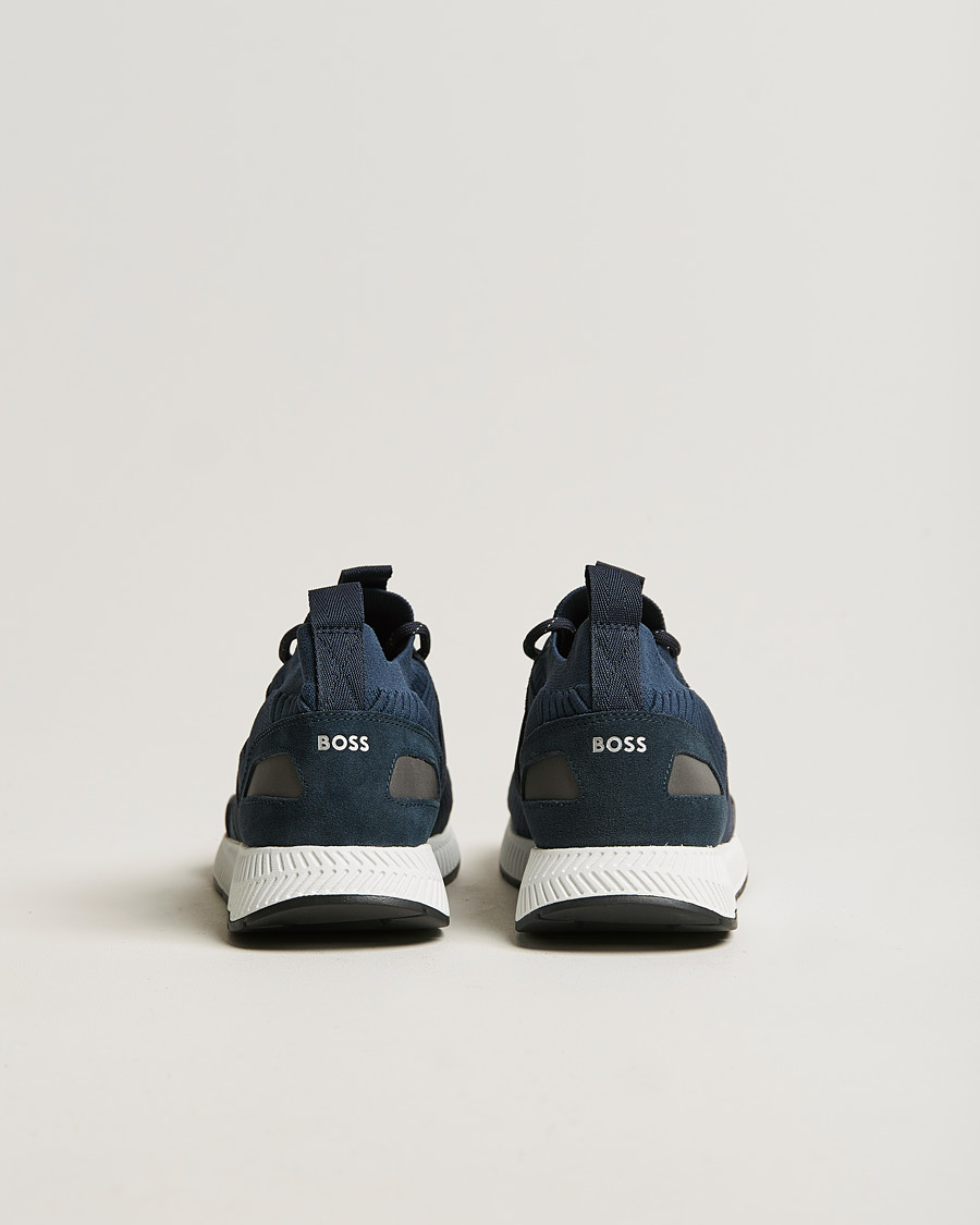 Herren | Titanium Running Sneaker Dark Blue | BOSS BLACK | Titanium Running Sneaker Dark Blue