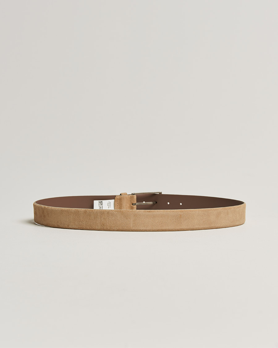 Herren | Calindo Suede Belt Medium Brown | BOSS BLACK | Calindo Suede Belt Medium Brown
