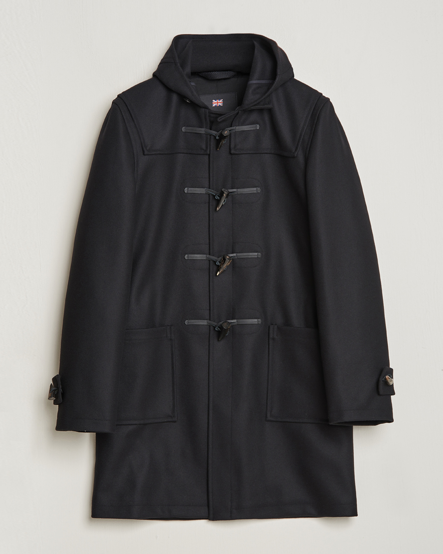 Herren | Jacken | Gloverall | Cashmere Blend Duffle Coat Black