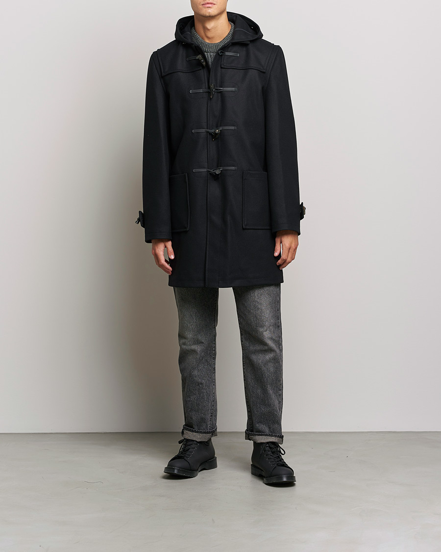 Herren | Jacken | Gloverall | Cashmere Blend Duffle Coat Black