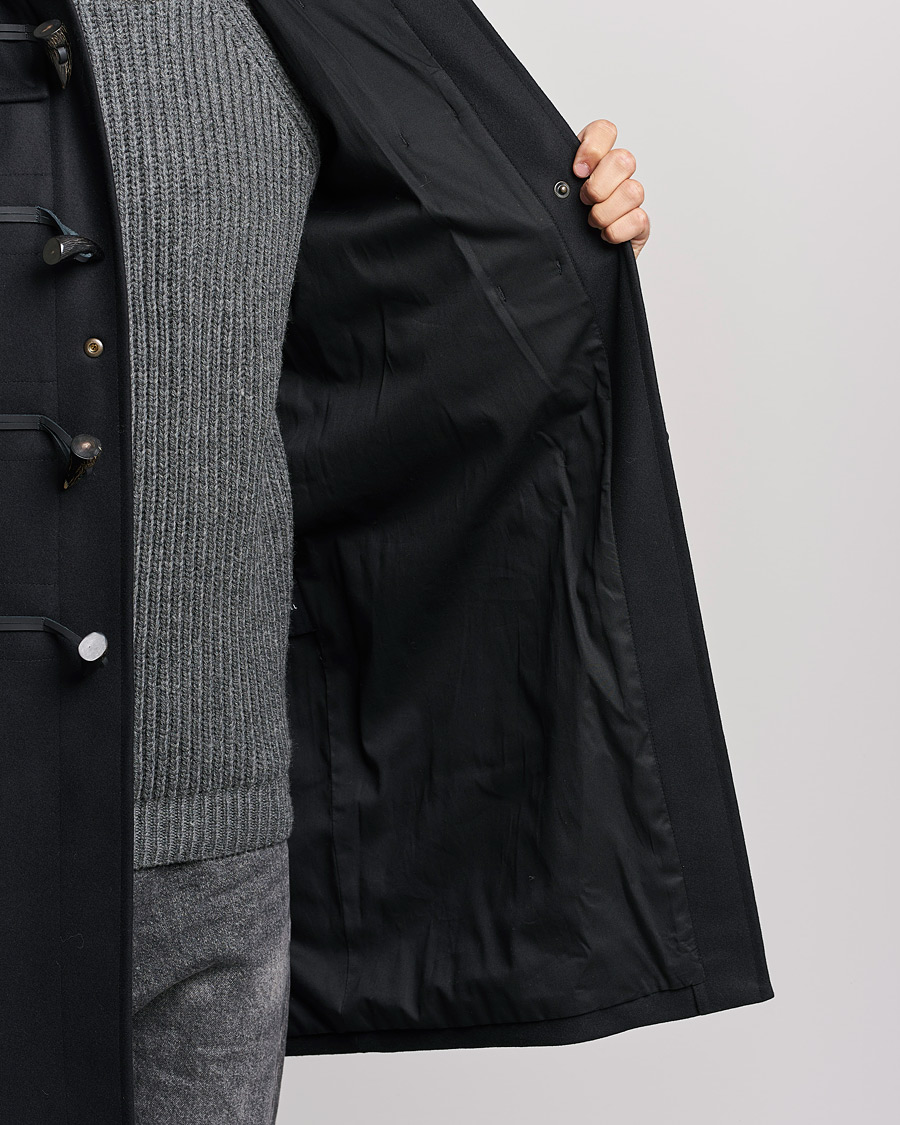 Herren | Jacken | Gloverall | Cashmere Blend Duffle Coat Black