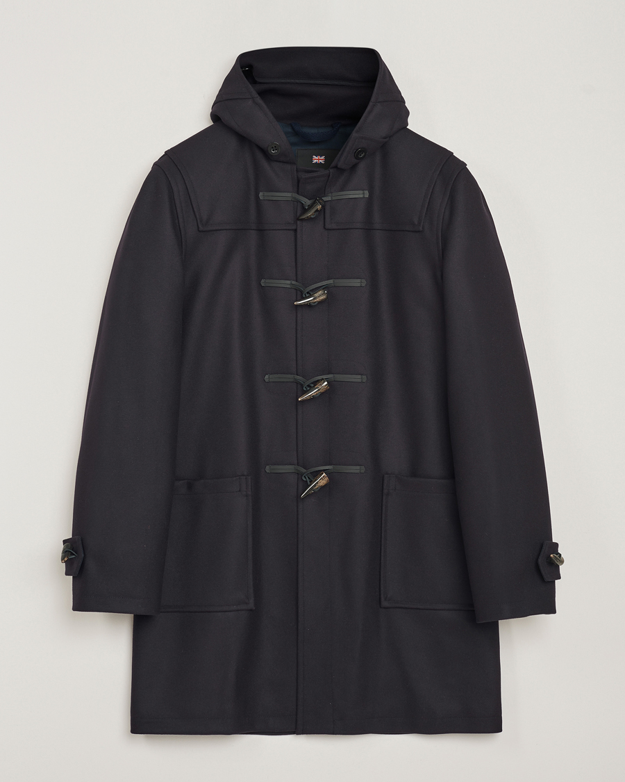 Herren | Jacken | Gloverall | Cashmere Blend Duffle Coat Navy