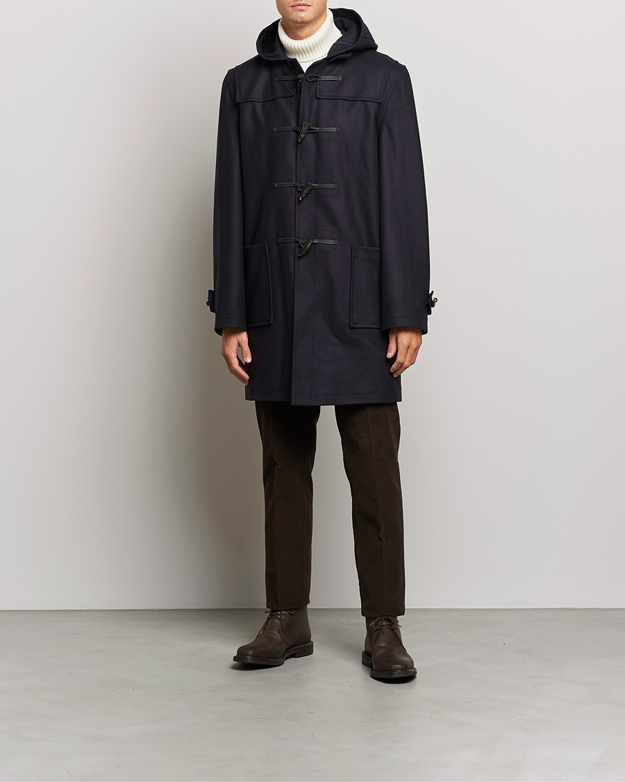 Herren | Jacken | Gloverall | Cashmere Blend Duffle Coat Navy