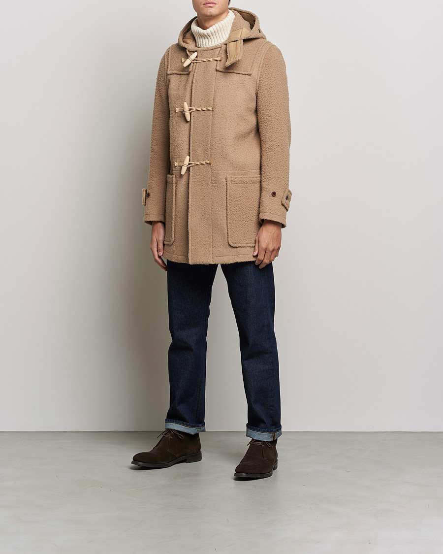 Herren | Jacken | Gloverall | Monty Casentino Wool Duffle Coat Camel