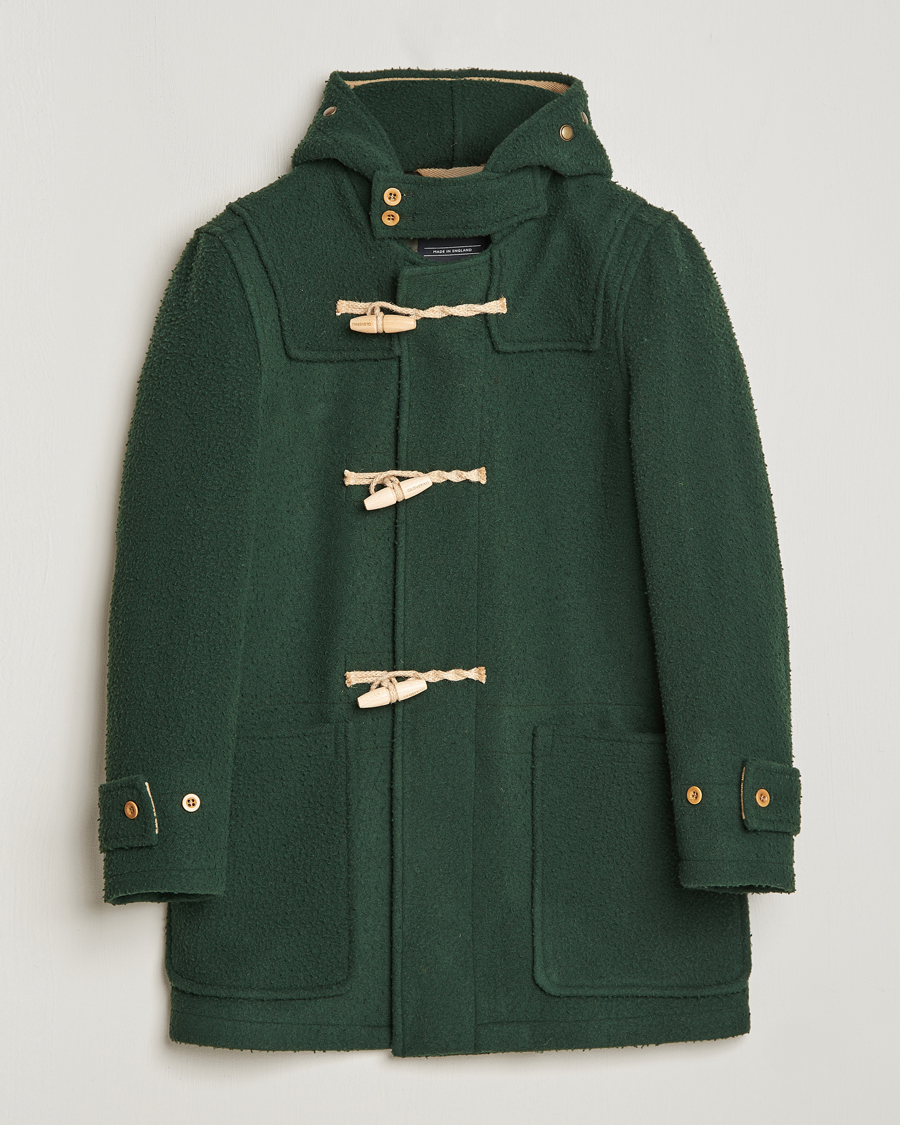 Herren | Jacken | Gloverall | Monty Casentino Wool Duffle Coat Moss
