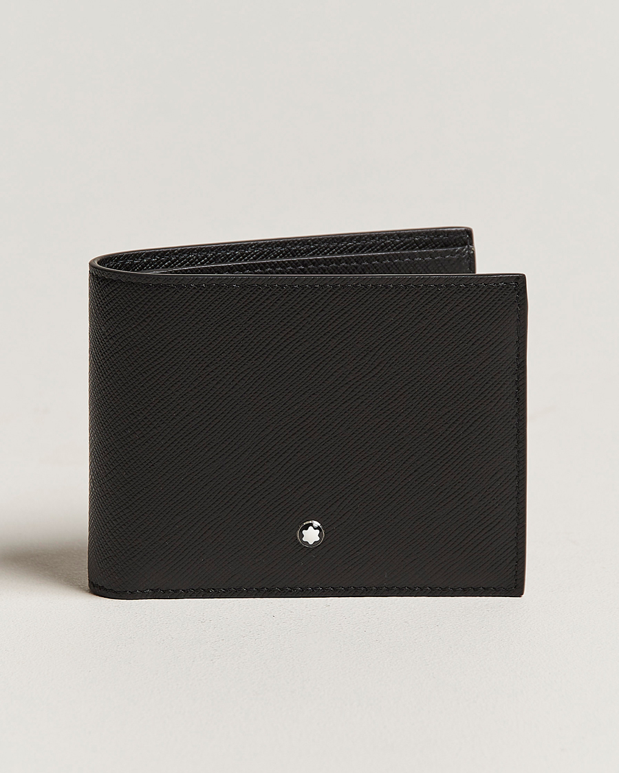Herren | Montblanc Sartorial Wallet 6cc with 2 View Pockets Black | Montblanc | Sartorial Wallet 6cc with 2 View Pockets Black