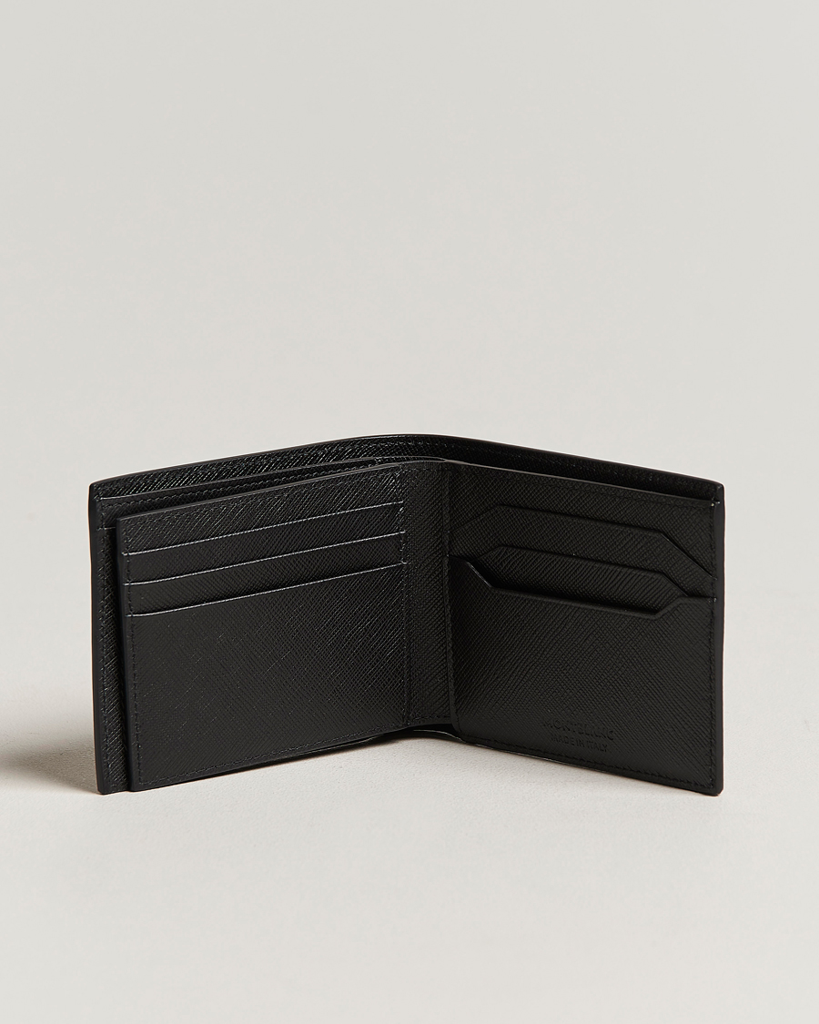 Herren | Montblanc Sartorial Wallet 6cc with 2 View Pockets Black | Montblanc | Sartorial Wallet 6cc with 2 View Pockets Black