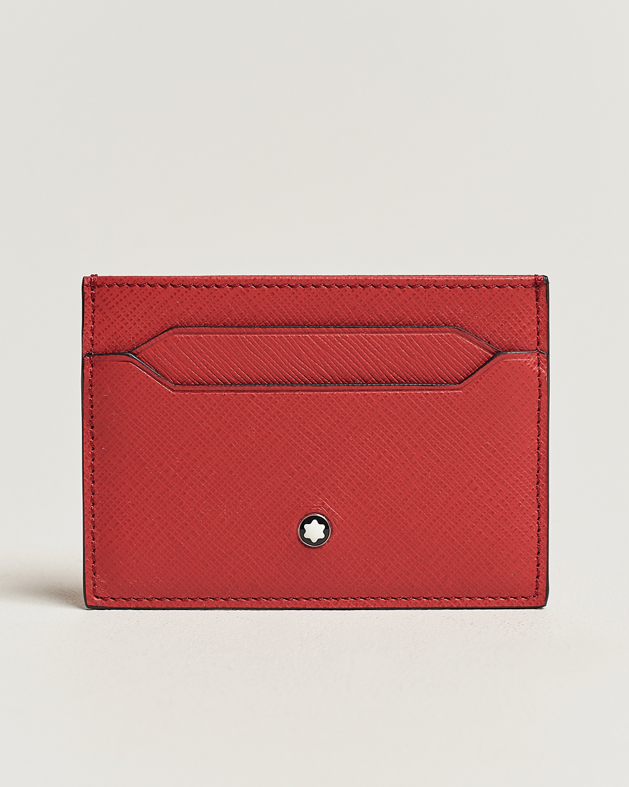 Herren | Montblanc Sartorial Card Holder 5cc Red | Montblanc | Sartorial Card Holder 5cc Red