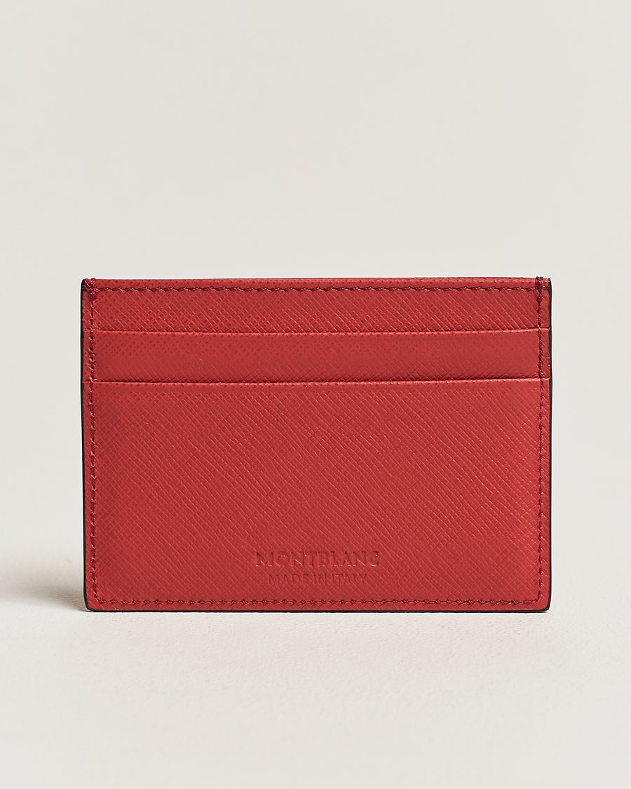 Herren | Montblanc Sartorial Card Holder 5cc Red | Montblanc | Sartorial Card Holder 5cc Red
