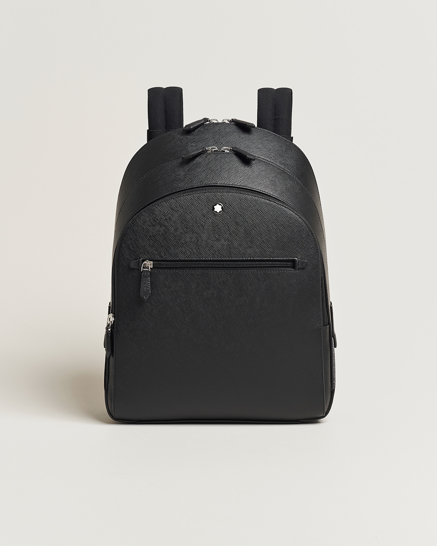 Herren | Montblanc Sartorial Medium Backpack 3 Compartments Black | Montblanc | Sartorial Medium Backpack 3 Compartments Black