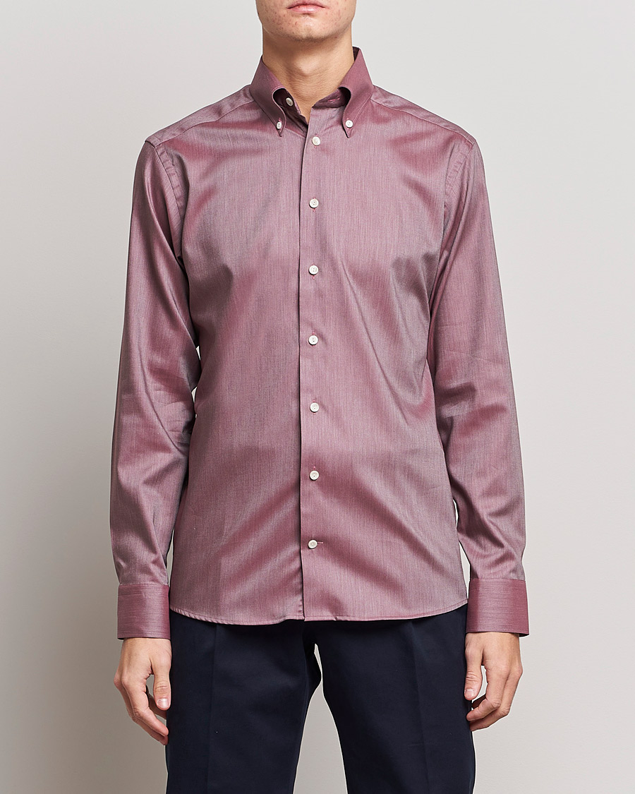 Herren | Hemden | Eton | Wrinkle Free Button Down Oxford Shirt Red