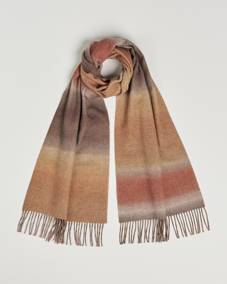 Herren | Eton Block Wool Scarf Orange | Eton | Block Wool Scarf Orange