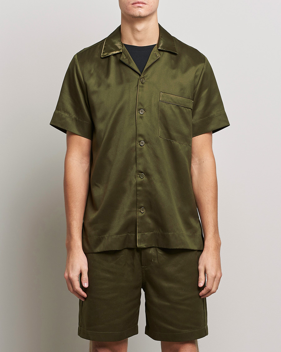 Herren | CDLP Short Sleeve Lounge Set Olive | CDLP | Short Sleeve Lounge Set Olive