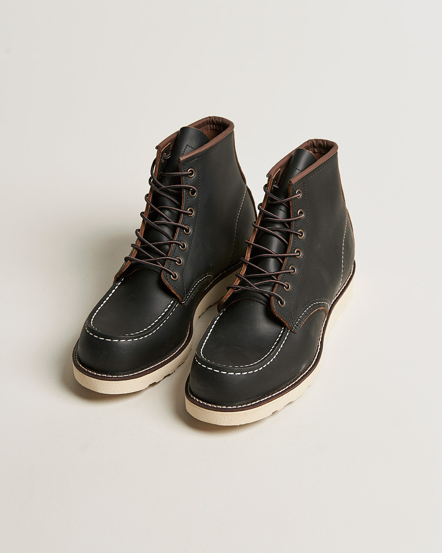 Herren | Schwarze Stiefel | Red Wing Shoes | Moc Toe Boot Black Prairie
