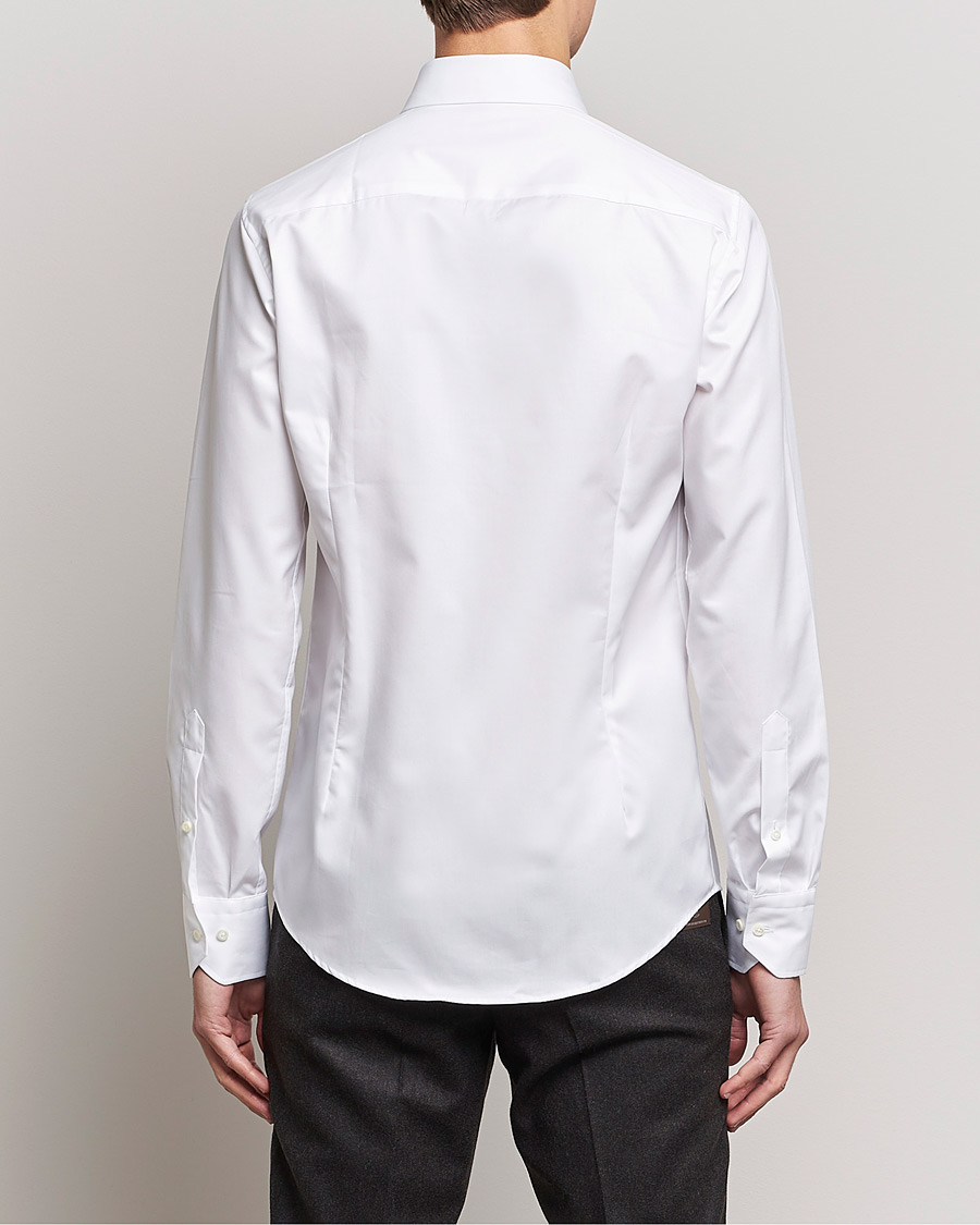 Herren | Hemden | Stenströms | Superslim Plain Shirt White
