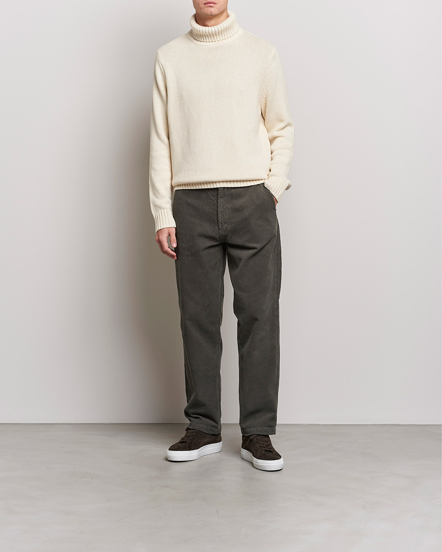 Herren | Hosen | A Day's March | Redwood Corduroy Trousers Olive