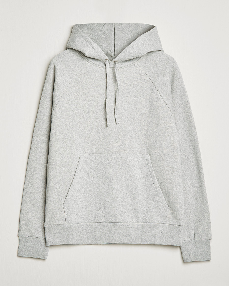 Herren | Pullover | A Day's March | Lafayette Organic Cotton Hoodie Grey Melange