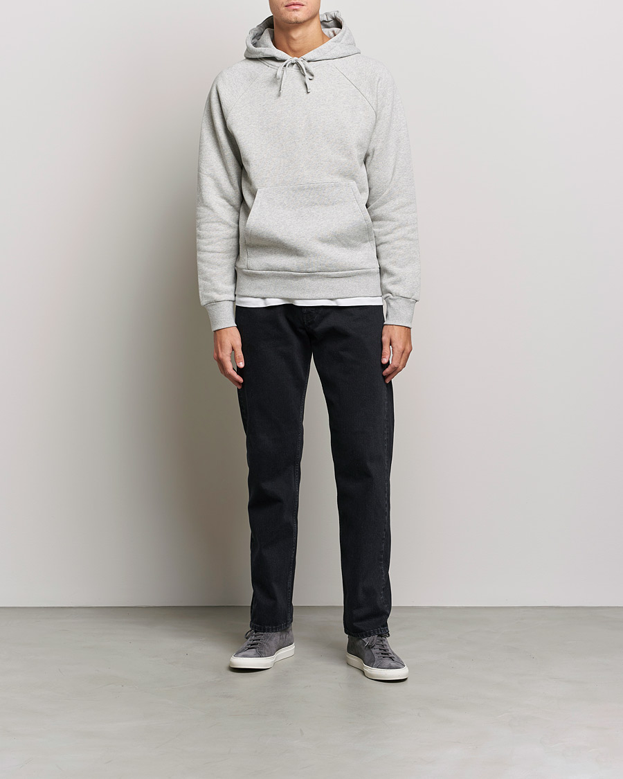 Herren | Pullover | A Day's March | Lafayette Organic Cotton Hoodie Grey Melange
