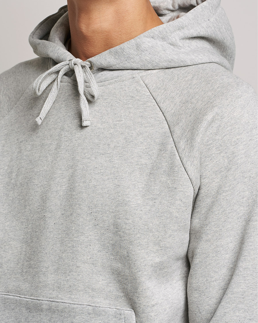 Herren | Pullover | A Day's March | Lafayette Organic Cotton Hoodie Grey Melange