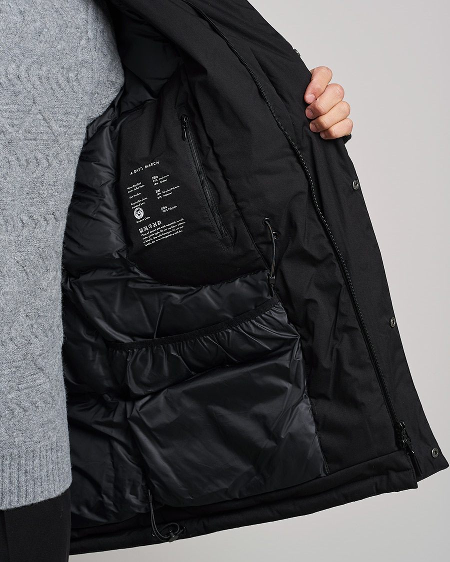 Herren | Jacken | A Day's March | Caraz Puffer Parka Black