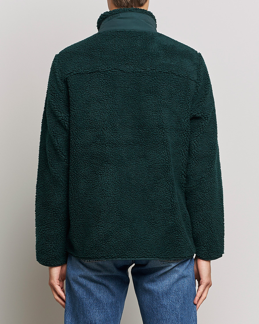 Herren | Pullover | A Day's March | Granån Recycled Fleece Jacket Bottle Green
