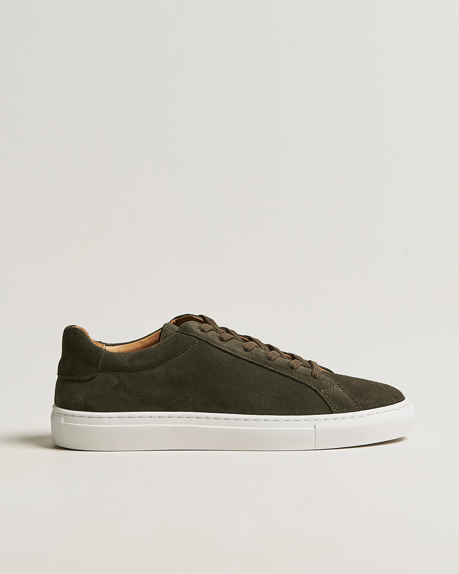 Herren | A Day's March Suede Marching Sneaker Dark Olive | A Day's March | Suede Marching Sneaker Dark Olive